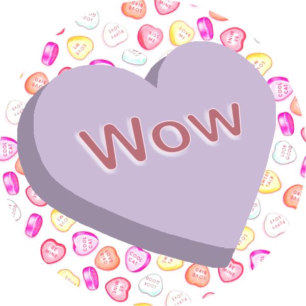 144 Candy Hearts Praise Words 30mm Children's Reward Stickers for Teachers or Parents