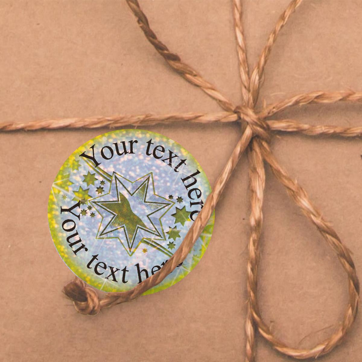 96 Personalised Sparkle Golds Star 30mm Reward Stickers + 60 Free Sparkle Smiles for School Teachers, Parents and Nursery