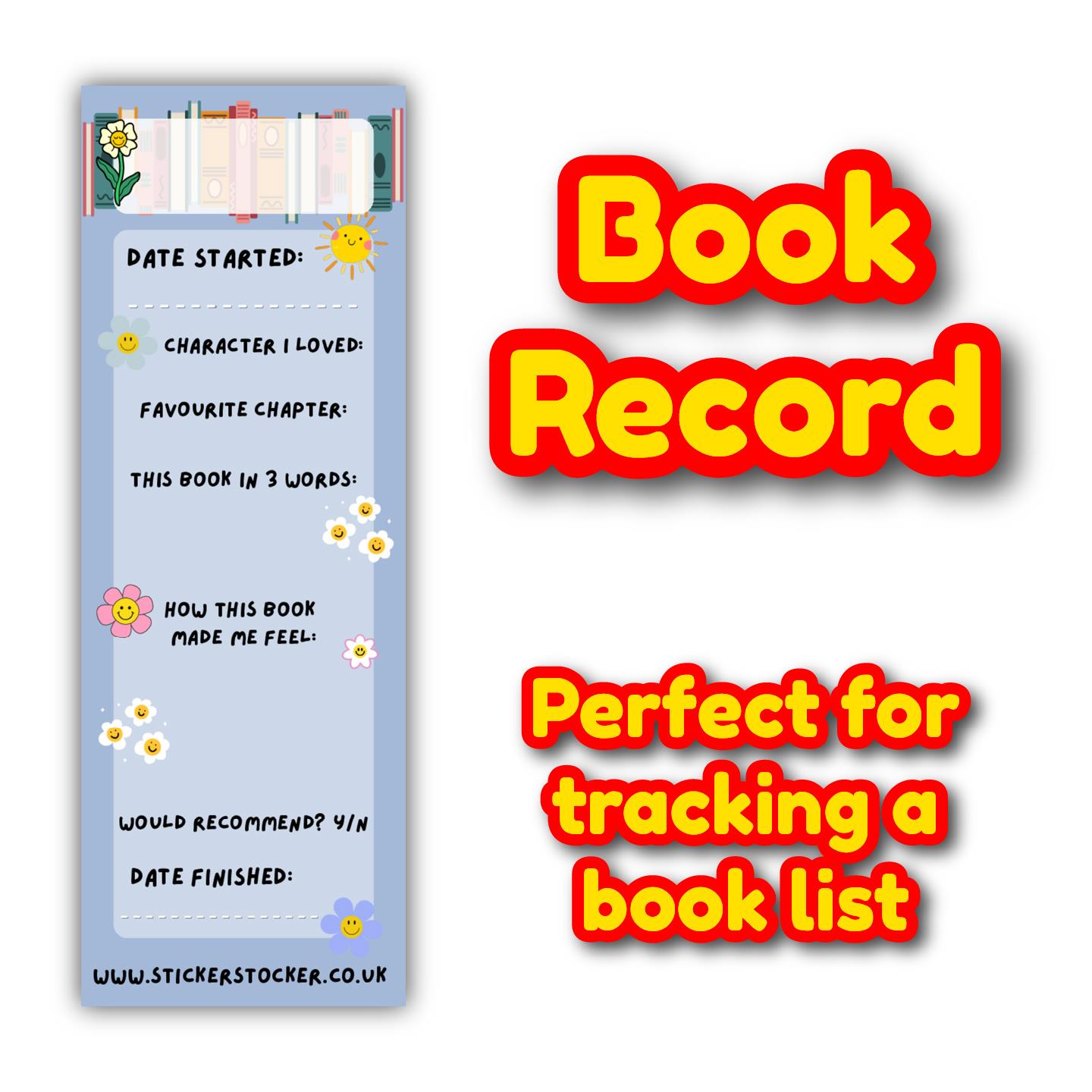 30 It's A Good Day To Read Book Record Classroom Reading Reward Bookmarks Ideal for School Teachers