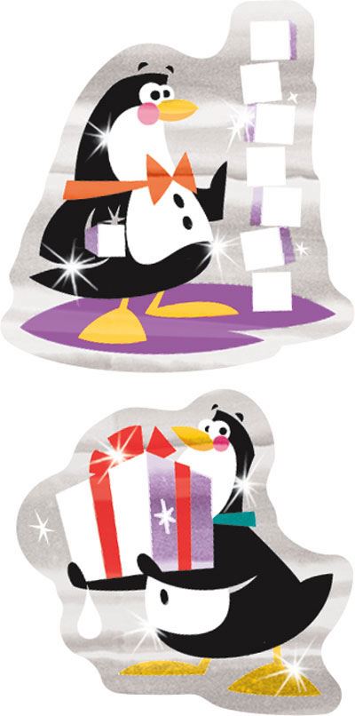 TREND Penguins Pride Foil Bright Reward Stickers