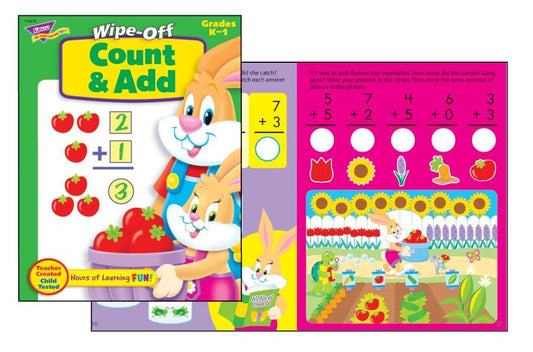 Trend Count and Add 28 page Wipe-off Book