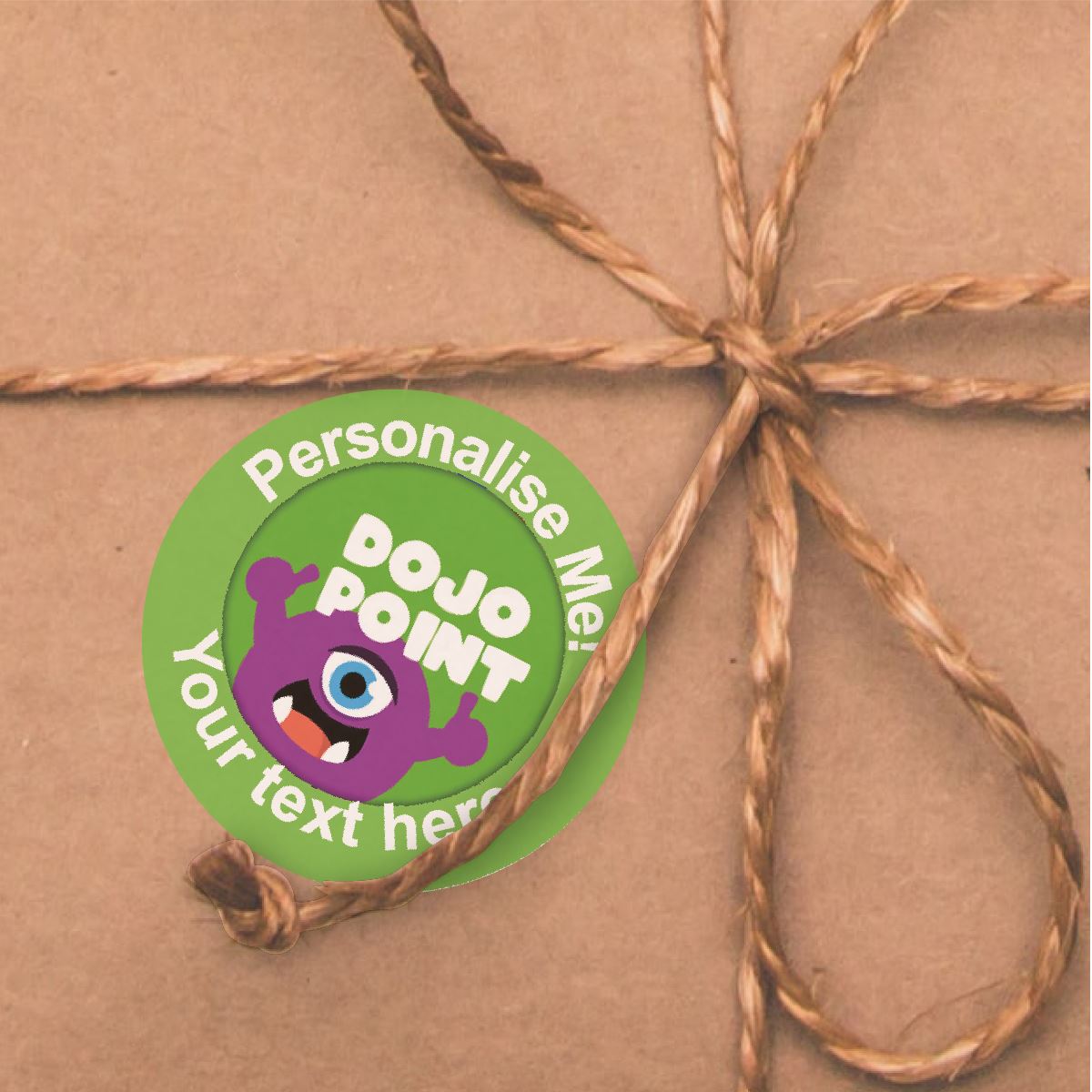 144 Personalised Dojo Points 30mm Reward Stickers for School Teachers, Parents and Nursery