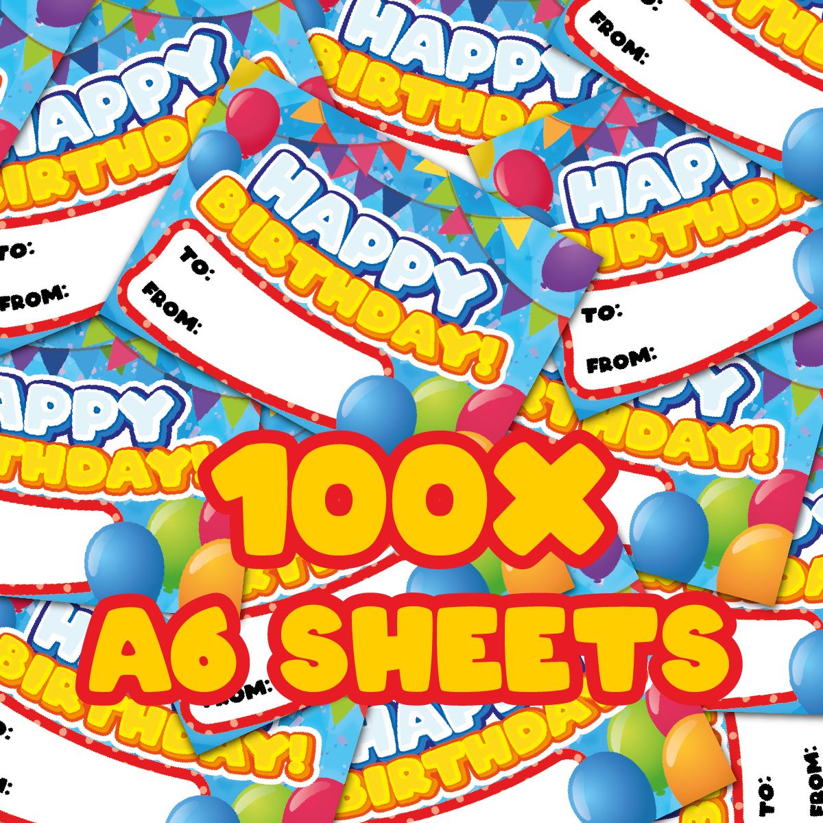 A6 Praise Pad 100 Sheet Incentive Chart Rewards - Happy Birthday
