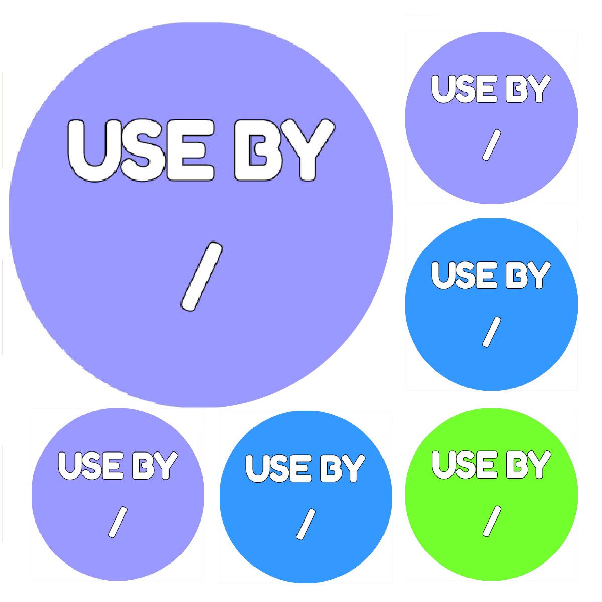 900 Use By Date Dots 10mm Spot Stickers for Teachers Planners Parents Kitchen