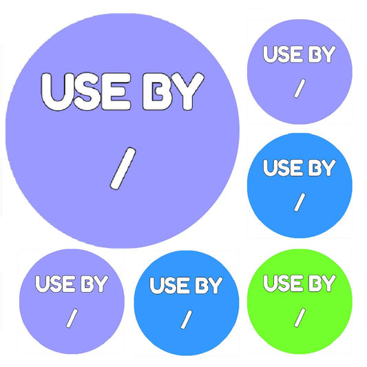 900 Use By Date Dots 10mm Spot Stickers for Teachers Planners Parents Kitchen