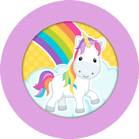 144 Personalised Rainbow Unicorns 30mm Reward Stickers for School Teachers, Parents and Nursery