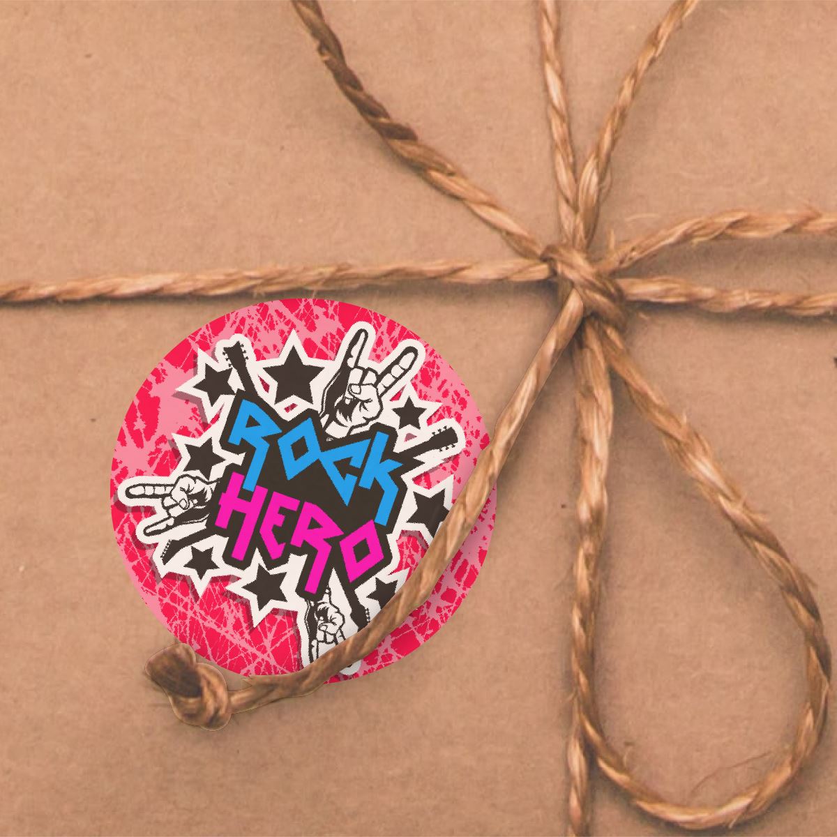 144 Superstar Rockstar - 30mm - Glossy Reward Stickers for Teachers & Parents