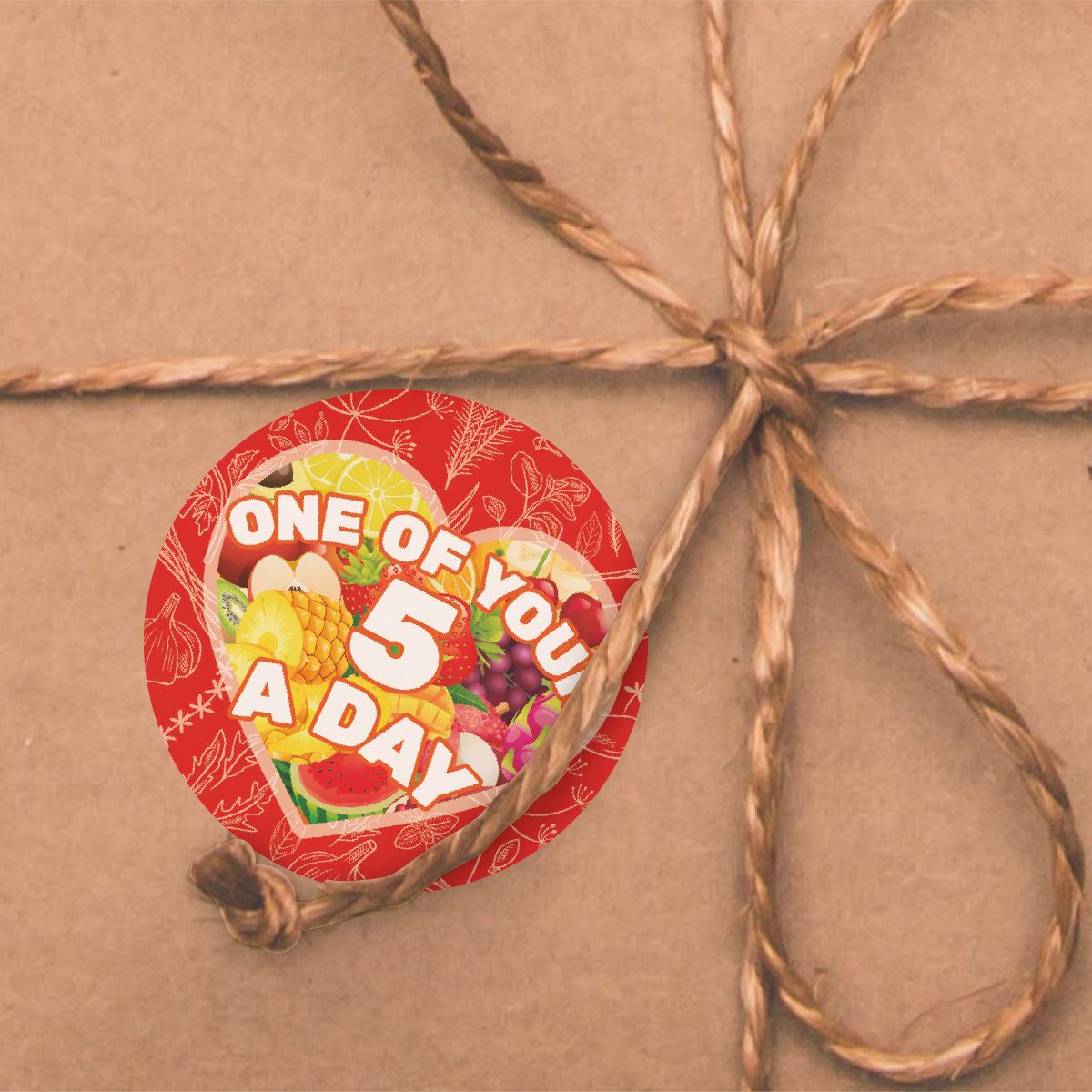 144 One Of Your 5 A Day - 30mm - Glossy Reward Stickers for Teachers & Parents