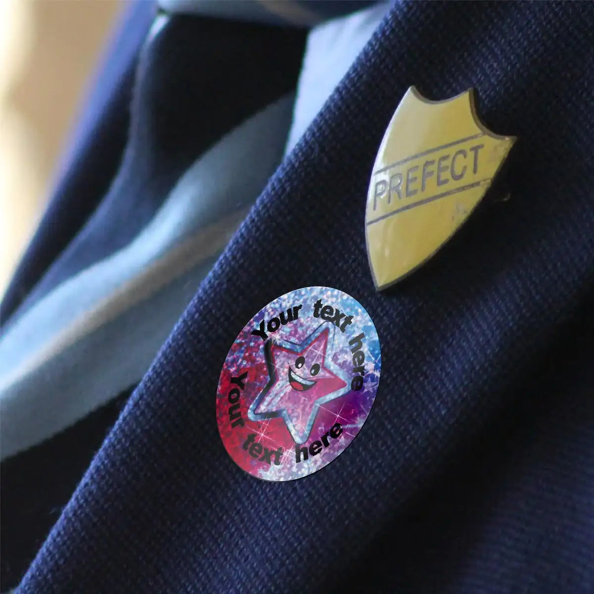 Sticker Stocker 96 Personalised Sparkle Superstar Teacher Reward Stickers - 30mm ...