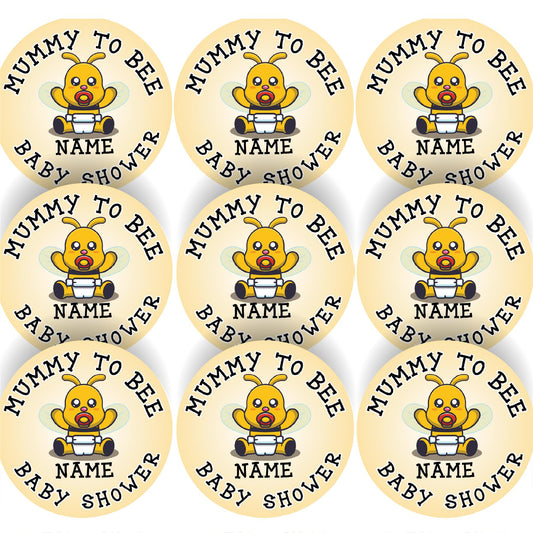 144 Mummy To Bee Baby Shower 30mm Reward Stickers for School Teachers, Parents and Nursery