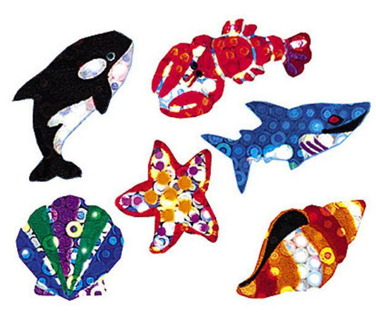 72 Deep Sea Dazzlers Sparkle Reward Stickers