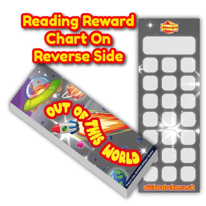 30 Out of this World Classroom Reading Reward Bookmarks Ideal for School Teachers