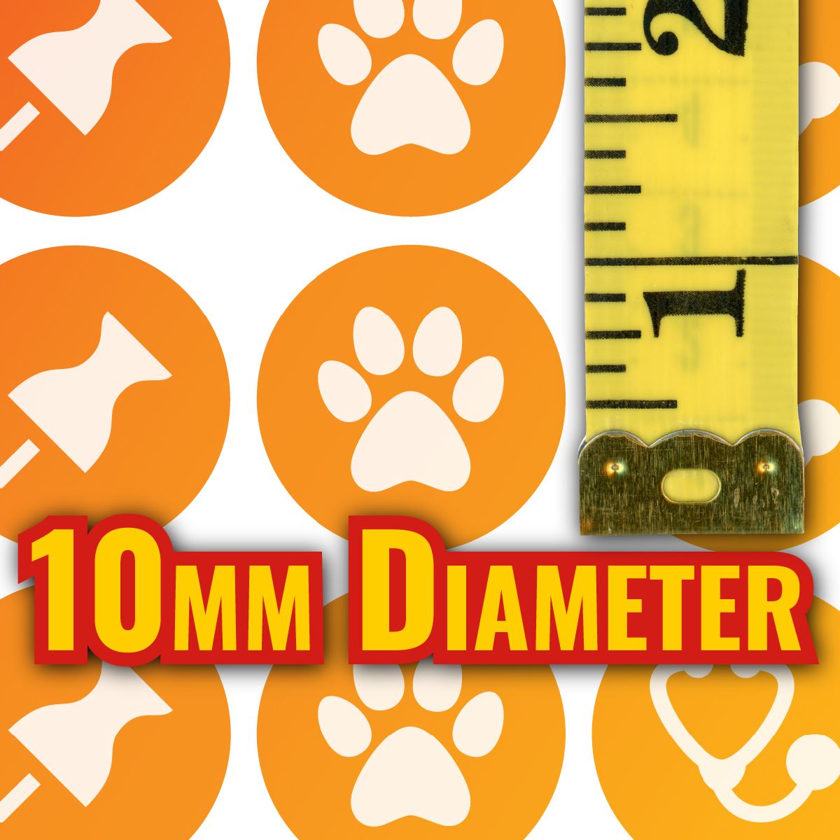 900 Mini Rainbow Planner Dots 10mm Spot Stickers for Teachers and Planners