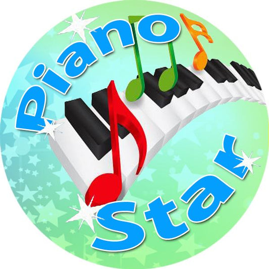 234 Piano Awards 30mm Reward Stickers for School Teachers, Parents and Nursery