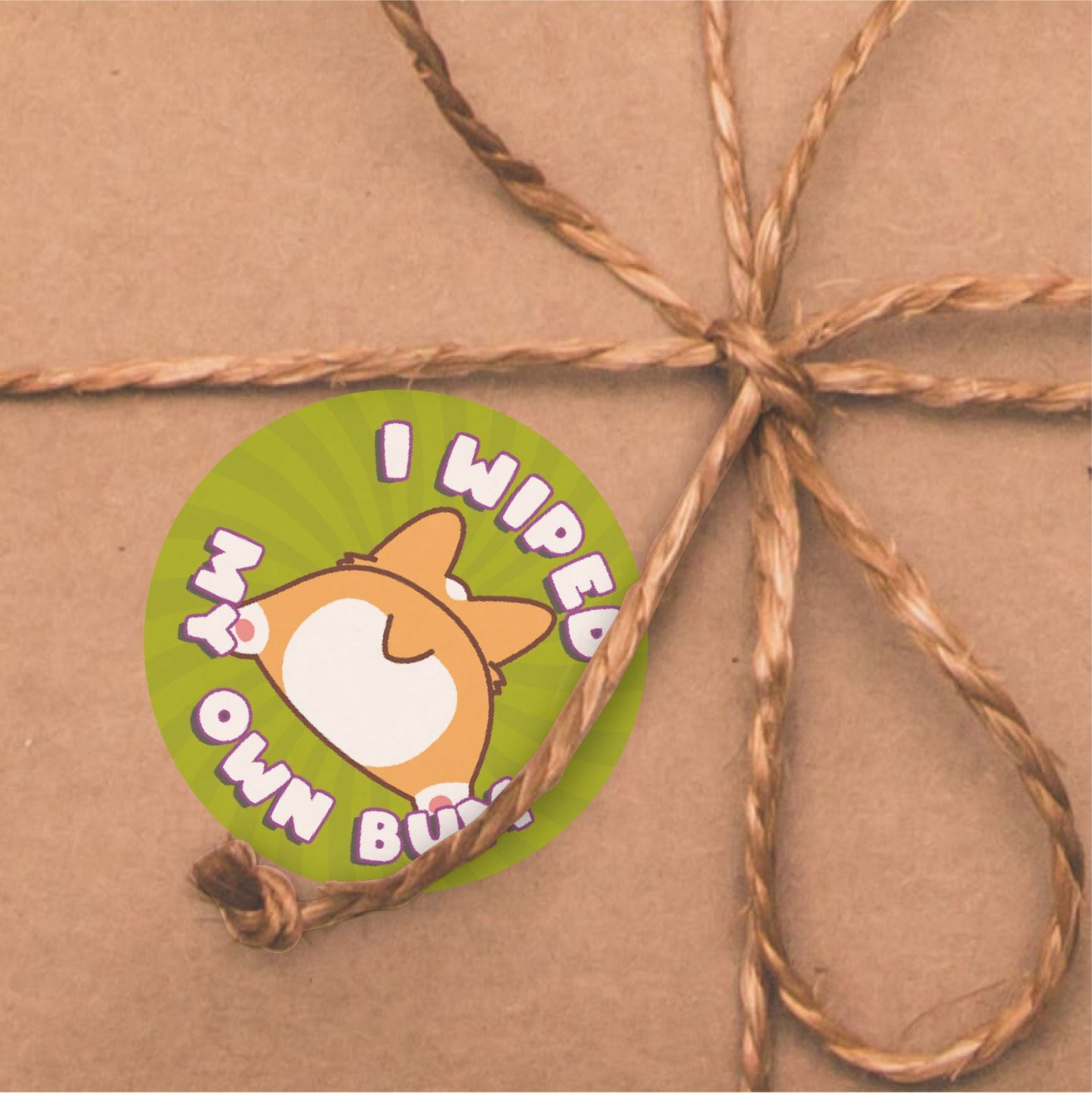 144 I Wiped My Own Bum Reward Stickers 30mm Toddler Training Reward Stickers for Teachers or Parents