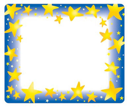 36 TREND Star Brights Name Tag stickers