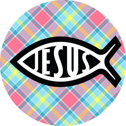 144 Jesus Rocks 30mm Round Children's Christian Reward Stickers - Teachers or Parents