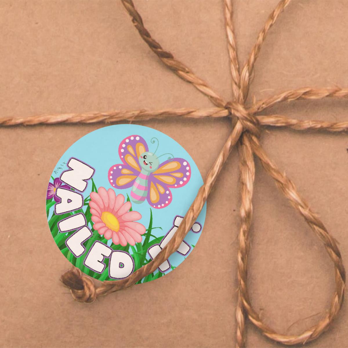 144 Bright Bugs 30mm Round Children's Minibeast Reward Stickers - Teachers or Parents