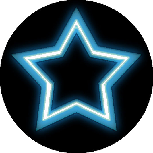 144 Neon Stars 30mm Round Children's Reward Stickers for Teachers, Parents and Party Bags