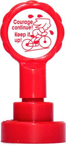 Courage Continue Keep it up - Self inking teacher reward xstamper xclamations stamp