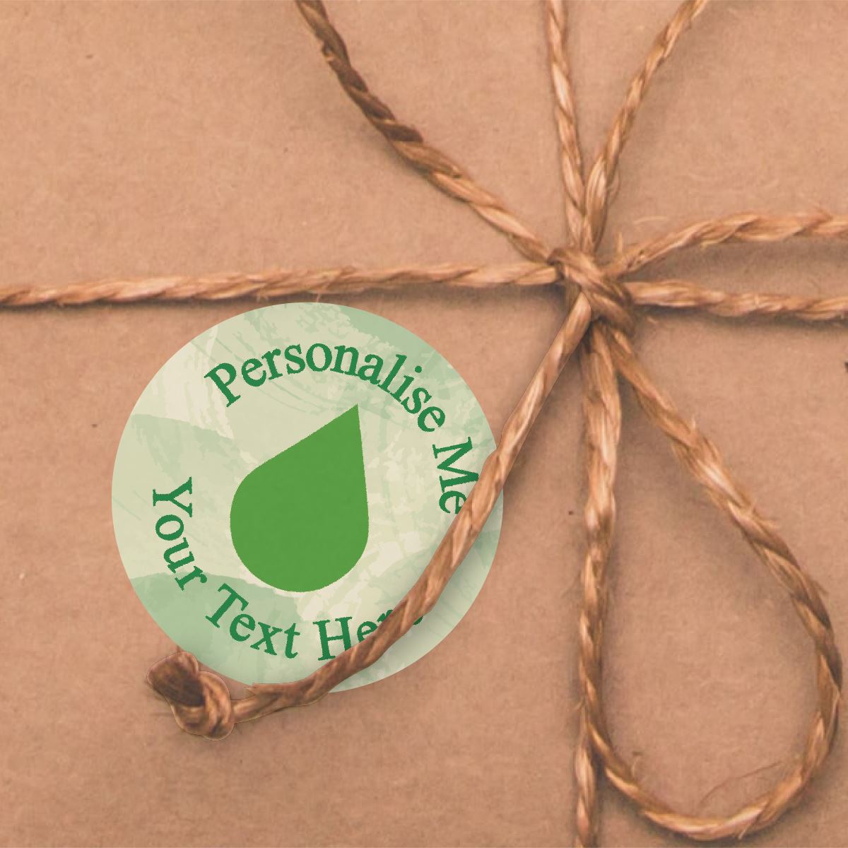 144 Colourful Droplets Personalised 30mm Reward Stickers for School Teachers