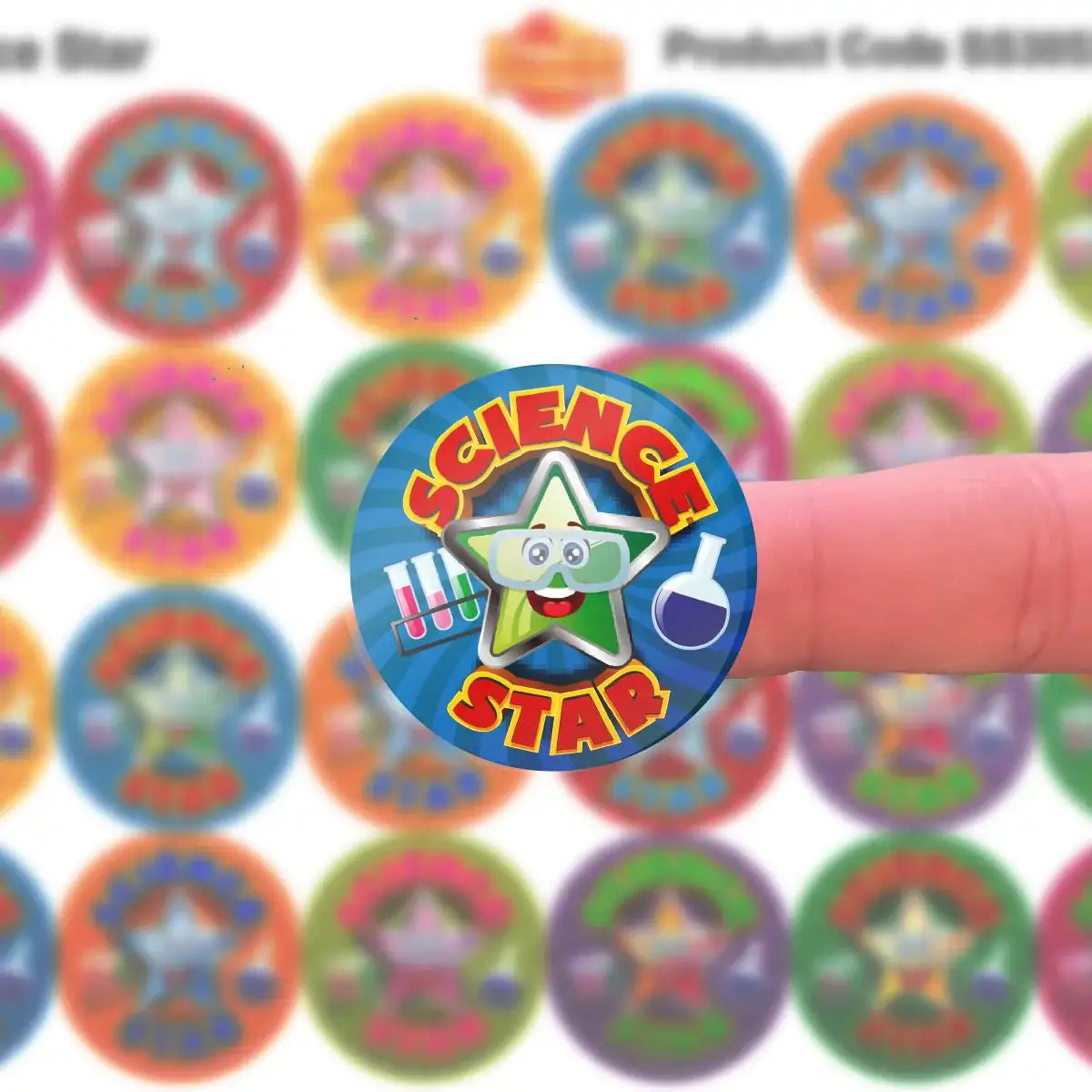 Sticker Stocker 144 Star Science - 30mm - Glossy Reward Stickers for Teachers & Parent ...