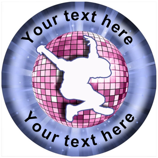 144 Personalised Dance Rewards 30mm Reward Stickers for School Dancing Teachers and Parents