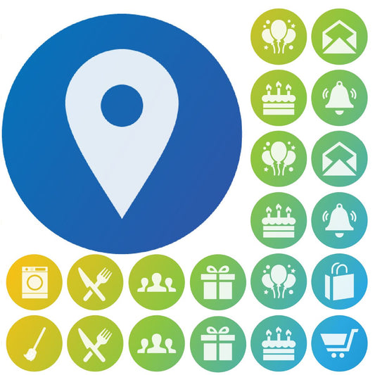 900 Mini Rainbow Planner Dots 10mm Spot Stickers for Teachers and Planners