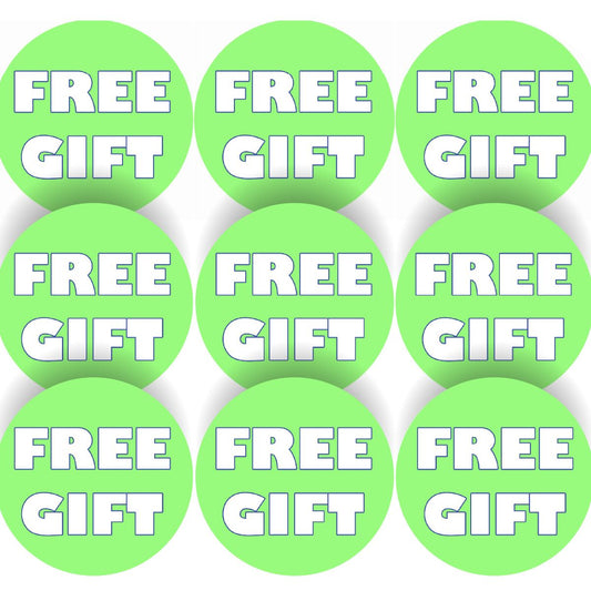 144 Free Gift 30mm Glossy Stickers Product Gift Packaging Seal Labels