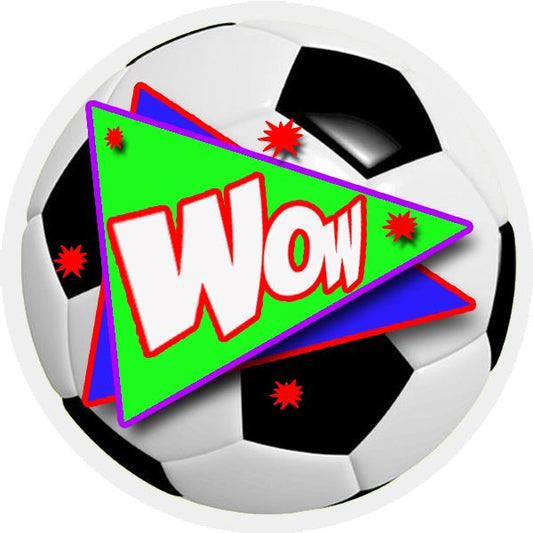 144 Football Praise Words 30mm Reward Stickers for Teachers, Parents and Party Bags