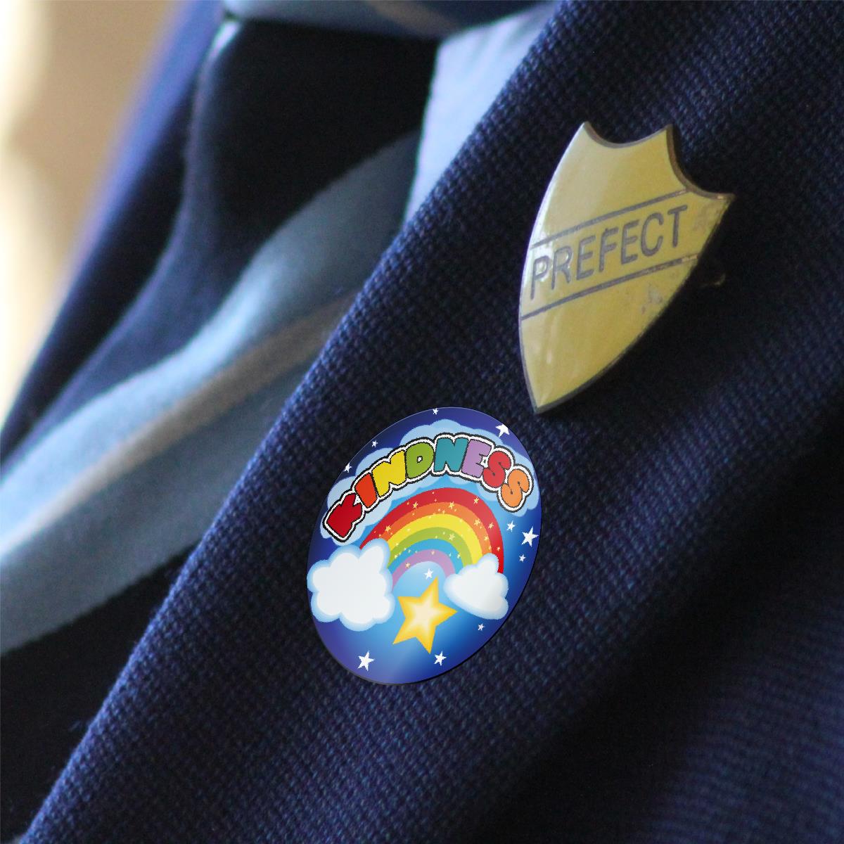 144 Kindness Rainbows 30mm Reward Stickers for School Teachers, Parents and Nursery