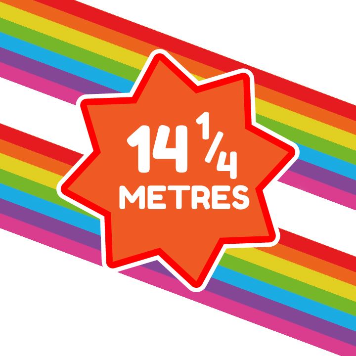 Rainbow Classroom Trimmers 14.25m long Notice Board Display Borders