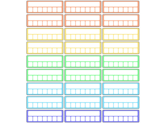 234 Weekly Habit Tracker Planner Stickers, Daily Routine Journal Stickers