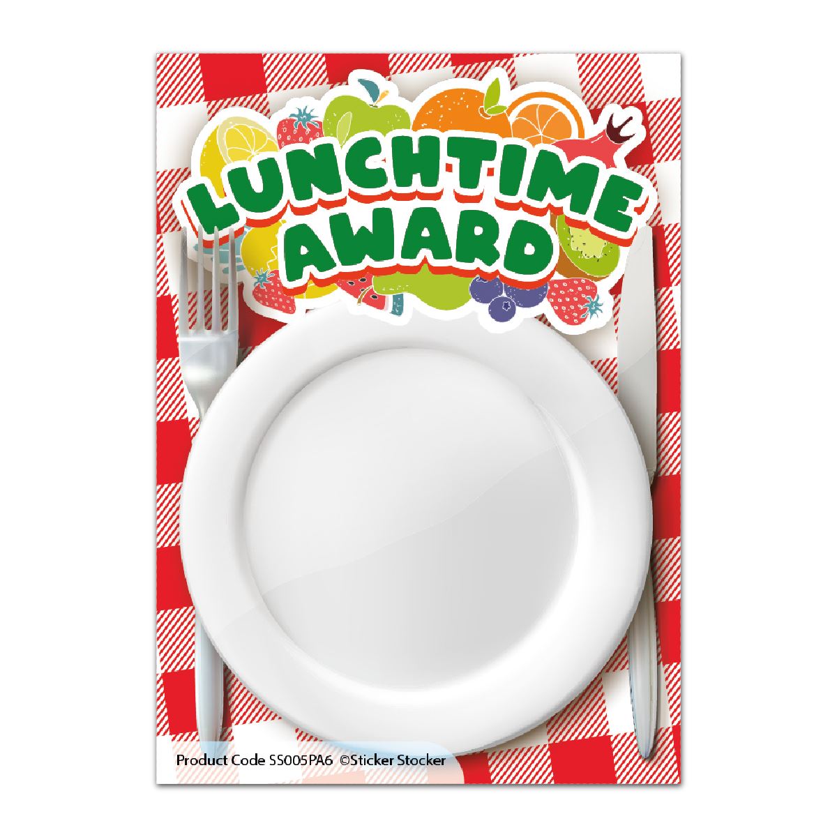 A6 Praise Note Pad 100 Sheet Incentive Chart Rewards - Lunchtime Award