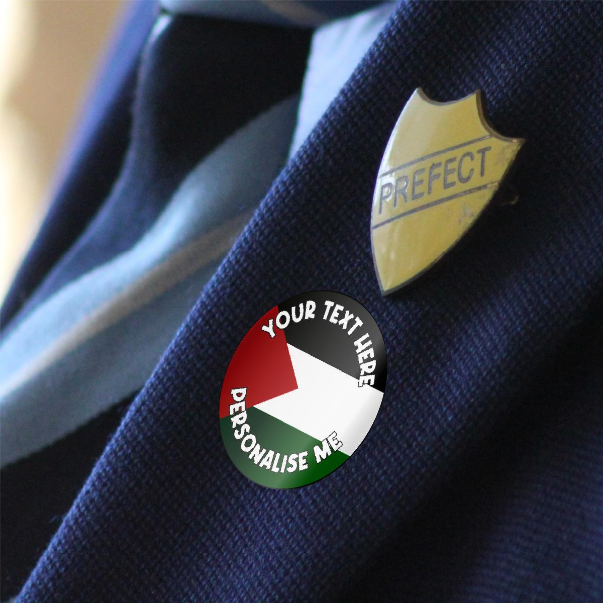 144 Palestine Flag Personalised Awareness 30mm Stickers Teachers, Parents, Schools