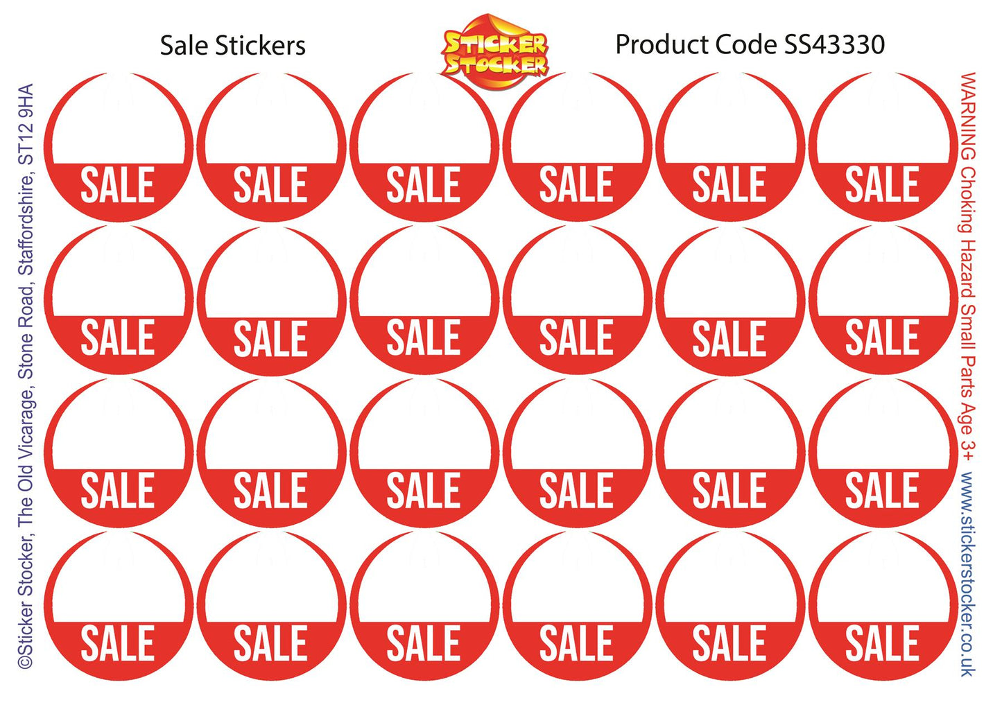 144 SALE 30mm Glossy Stickers Product Gift Packaging Seal Labels