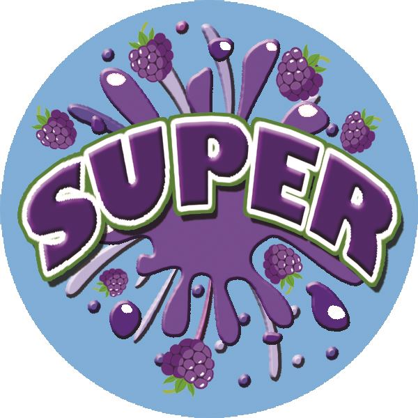 120 Mixed Berry Burst Praise Words 30mm Scented Reward Stickers for Teachers, Parents and Party Bags