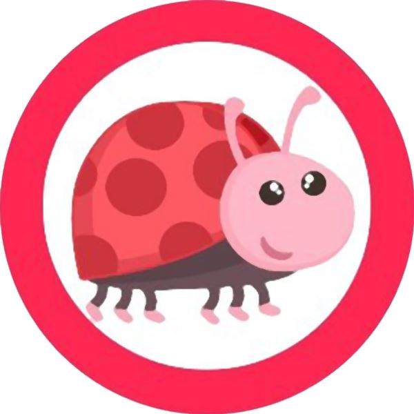 144 Summer Bugs 30mm Reward Stickers for Teachers, Parents and Spring Party Bags