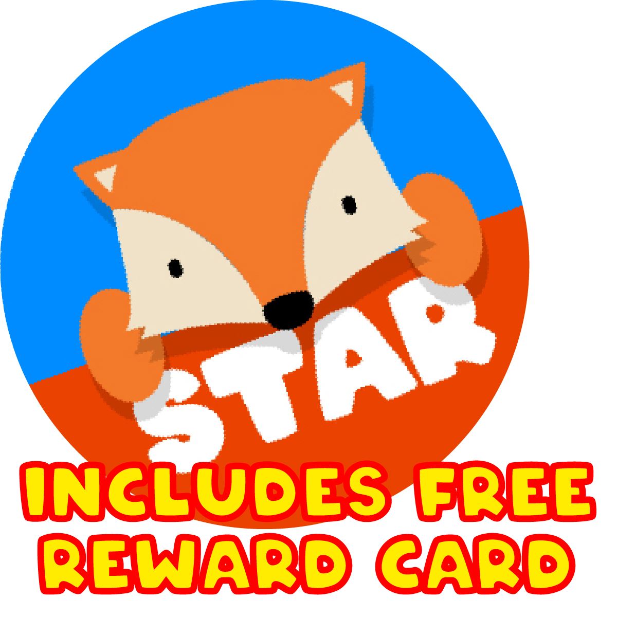 144 Animal Praise Words Rewards 30mm Glossy Stickers