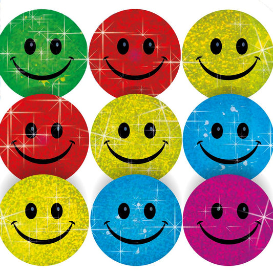 24 Sparkle Smiles Stickers
