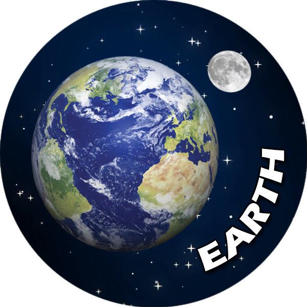 144 Solar System Planets 30mm Space Reward Stickers for Teachers or Parents