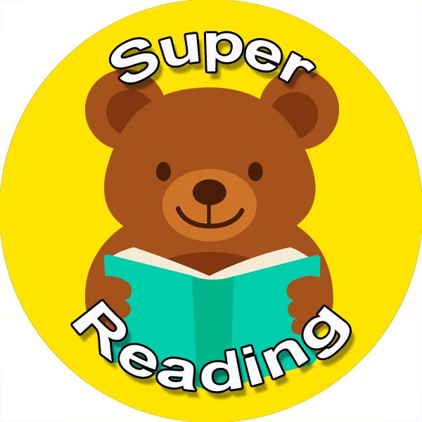 144 Reading Animals 30mm Reward Stickers for School Teachers, Parents and Nursery