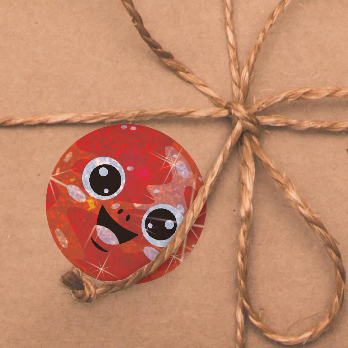 96 Sparkle Planets 30mm + 60 Free Sparkle Smiles Reward Stickers for Teachers, Parents and Schools