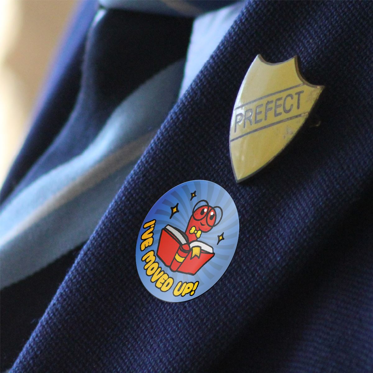 144 I've moved up - Reading  progress 30mm Reward Stickers for School Teachers, Parents and Nursery