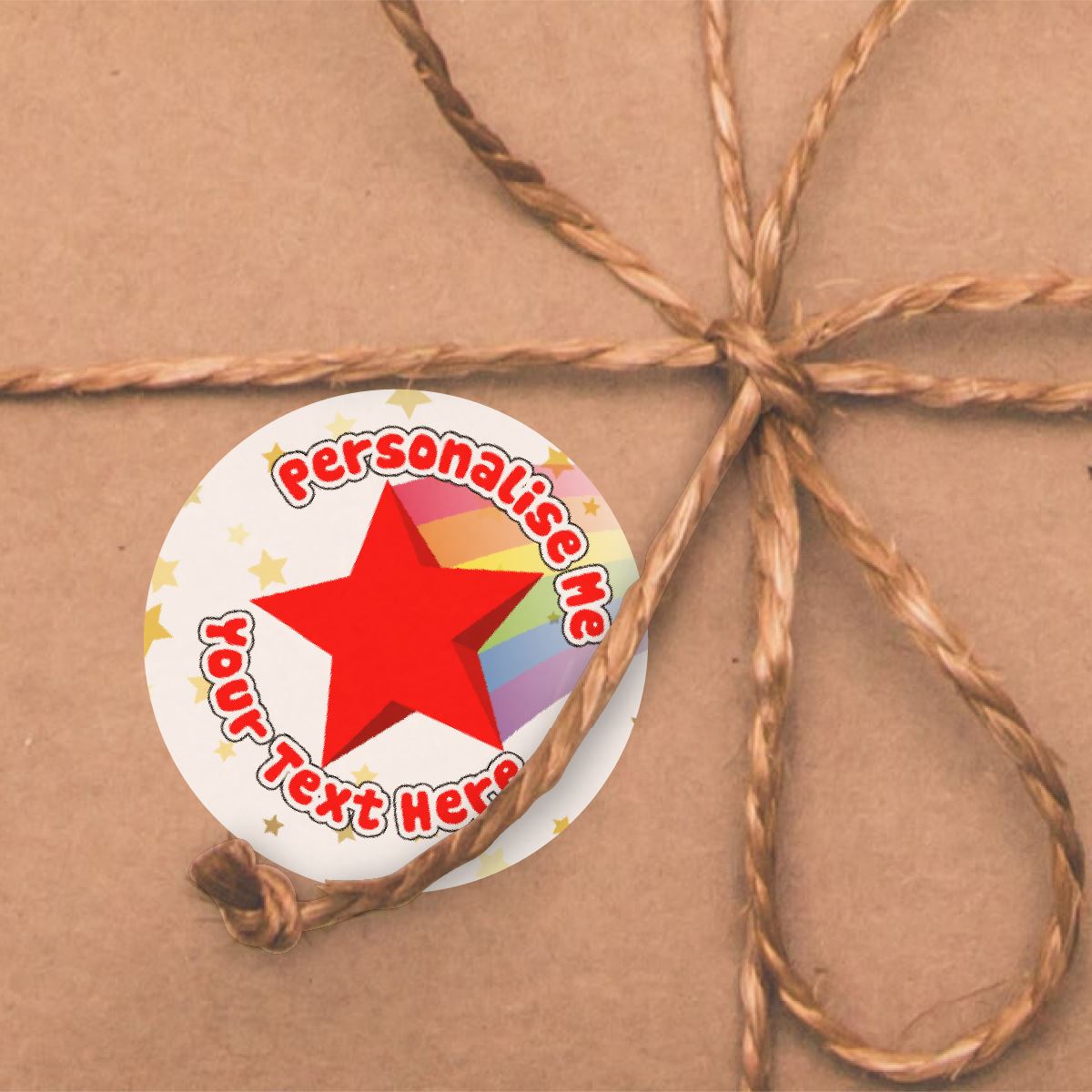 120 Mixed Berry Scented Personalised Stickers - Stars - Personalised 30mm Scented  Stickers - For Teachers Nursery Parents