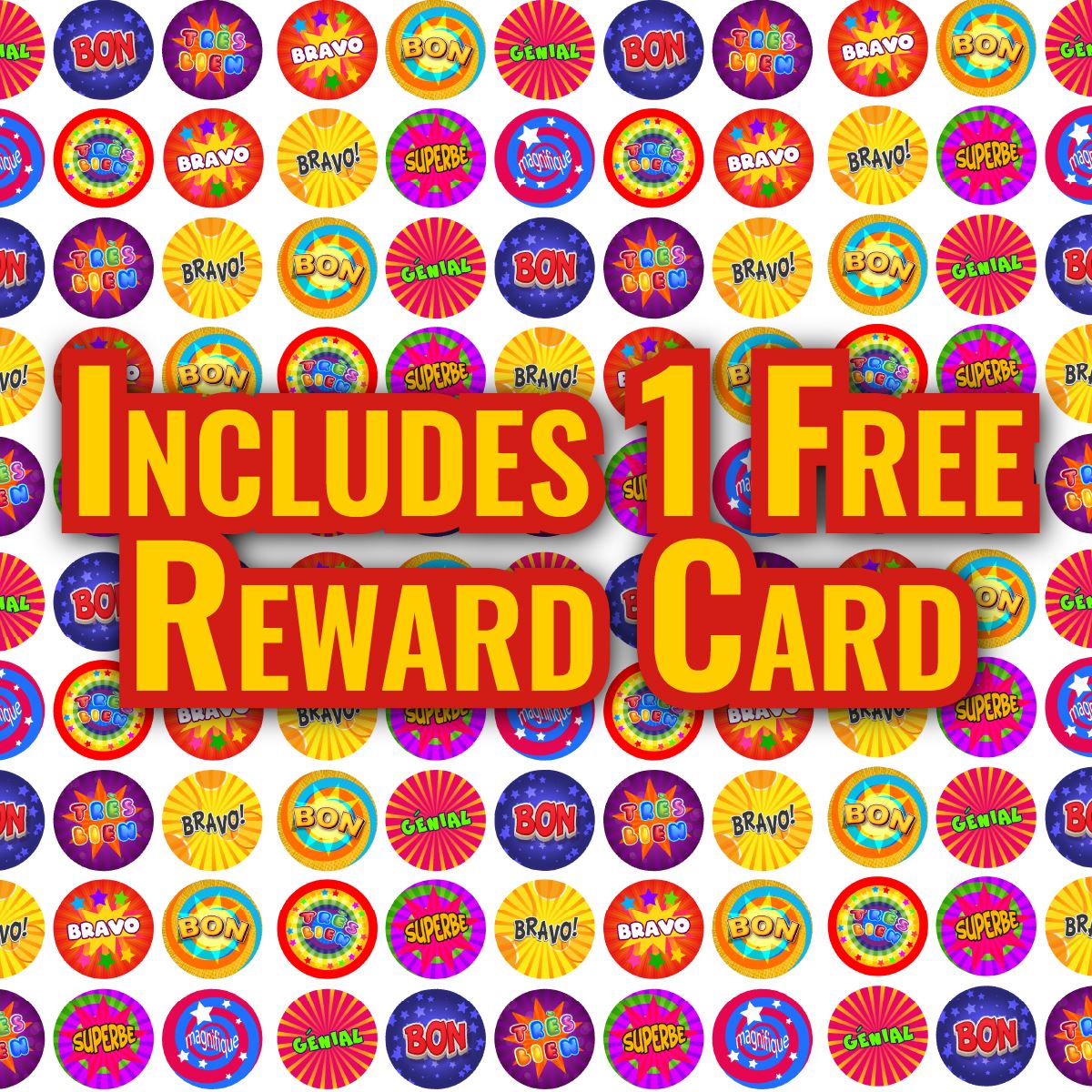 900 Mini Funky French Language Dots 10mm Glossy Teacher Reward Stickers Spot Stickers Journal Stickers