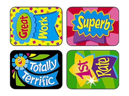 TREND 100 Large Reward Ribbons Applause reward stickers