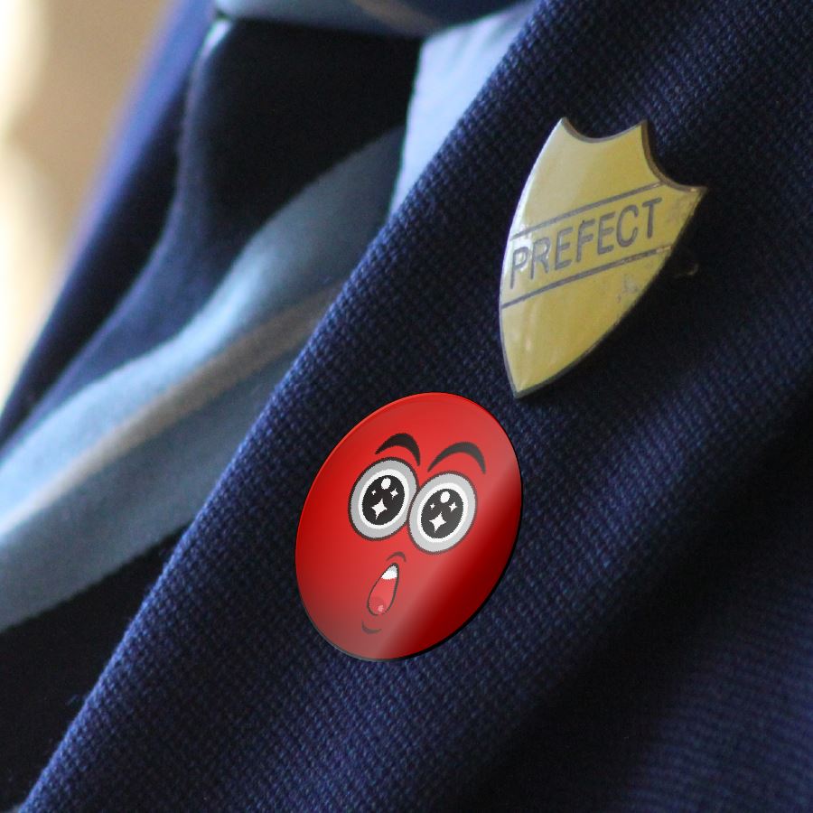 144 Red Clown Nose - 30mm - Glossy Reward Stickers for Teachers & Parents