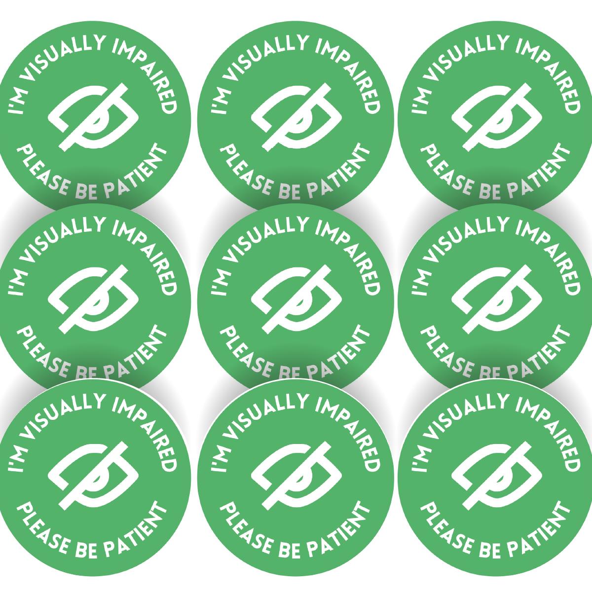 144 Visually Impaired 30mm Reward Stickers for School Teachers, Parents and Nursery