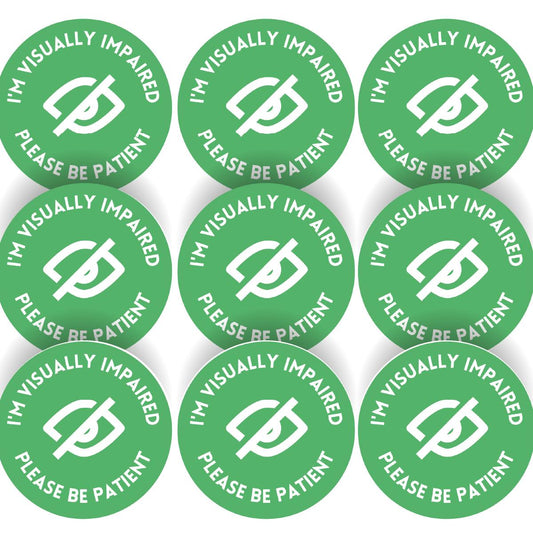 144 Visually Impaired 30mm Reward Stickers for School Teachers, Parents and Nursery